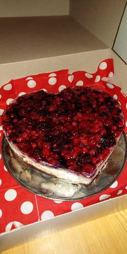 Cheesecake s ovocem